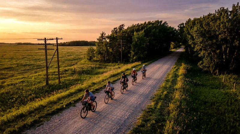 Biking the Poutine Trail