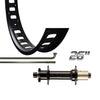 Wheel Shop, Evo JP73 Black/ Novatec D202SB, Wheel, Rear, 26'' / 559, Holes: 32, 12mm TA, 197mm, Disc IS 6-bolt, Shimano HG