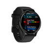 Garmin, Venu 3, Watch, Watch Color: Black, Wristband: Black - Silicone