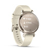 Garmin, Lily 2, Watch, Watch Color: Creame Gold, Wristband: Coconut - Silicone