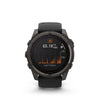 Garmin, fenix 8 Solar Sapphire 51mm, Watch, Watch Color: Titanium, Wristband: Amp Yellow/ Graphite - Silicone