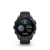 Garmin, fenix 8 AMOLED Sapphire 47mm, Watch, Watch Color: Grey, Wristband: Black/ Pebble Gray - Silicone