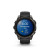 Garmin, fenix 8 AMOLED Sapphire 47mm, Watch, Watch Color: Grey, Wristband: Black/ Pebble Gray - Silicone