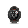 Garmin, Instinct 3 50mm Solar, Watch, Watch Color: Black, Wristband: Charcoal - Silicone
