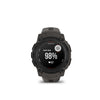 Garmin, Instinct E 40mm, Watch, Watch Color: Electric Lime, Wristband: Twilight - Silicone