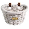 Nantucket, Cruiser D-Shaped, Basket, White 14.5''x10.5''x9.5''