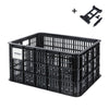 Basil, Bicycle Crate L, Basket, Black