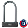 Abus, Granit Plus 640, U-Lock, Key, 12mm, 8.30cm x 15.0 cm, 3.3''x 5.9'', Black