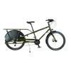 Yuba Mundo Lux longtail cargo bike Olive